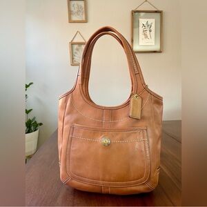 Coach Brown Leather Shoulder Bag
